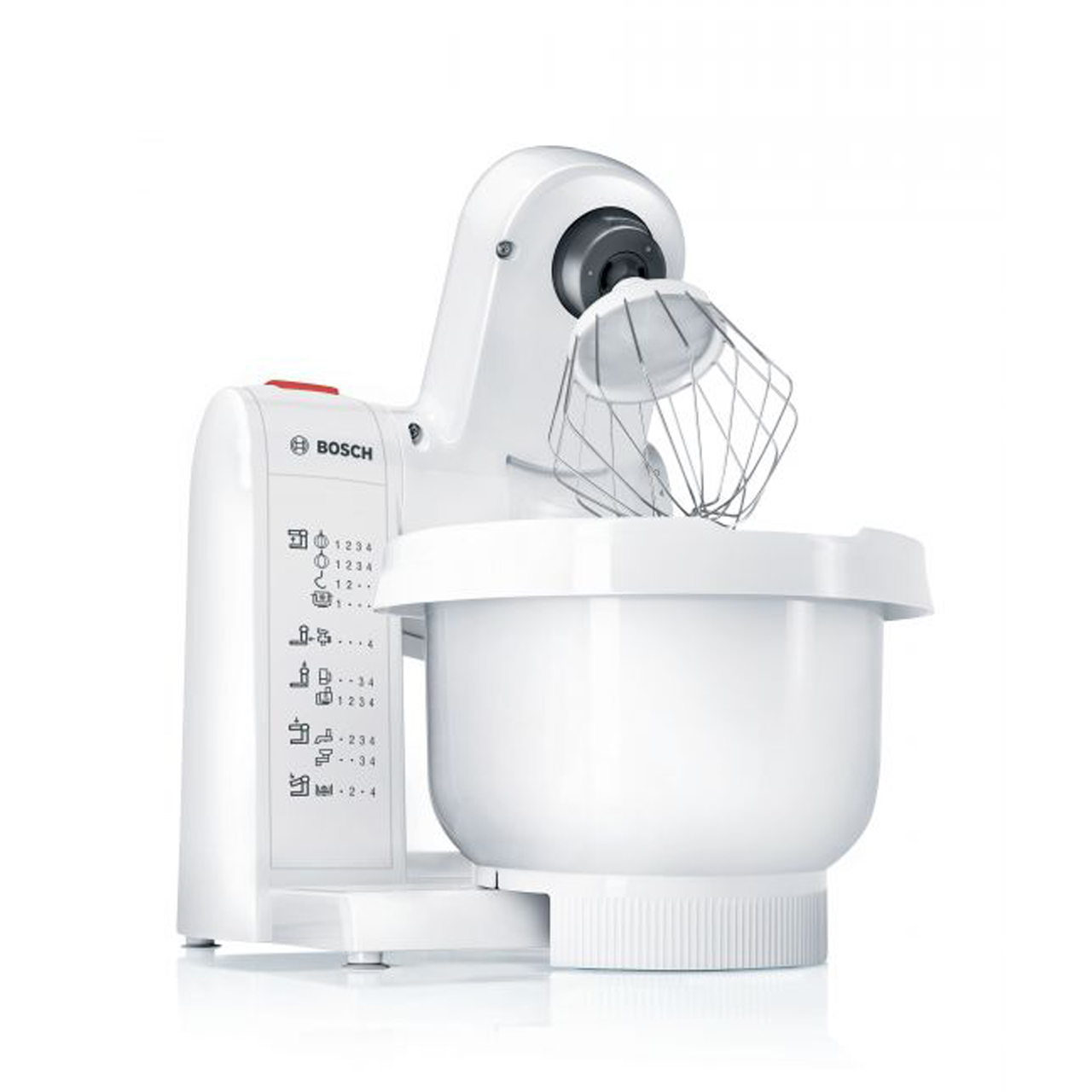 Buy Bosch 350W 5 Speed Stand Mixer | White Online | ElectroCity.ie