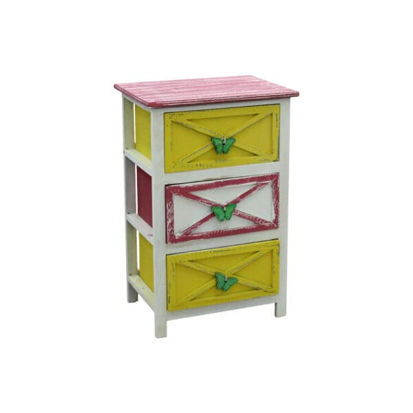 Chest of Drawers - Yellow and Red