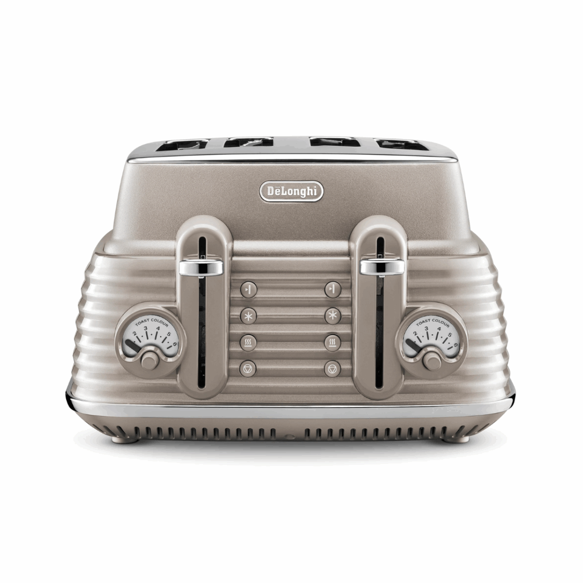 Delonghi - Scultura Clay Beige 4 Slice Toaster - CTZS4003.BG