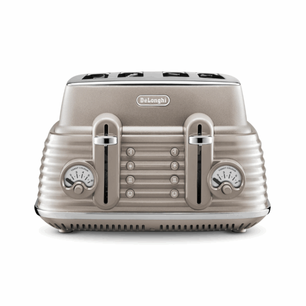 Delonghi - Scultura Clay Beige 4 Slice Toaster - CTZS4003.BG