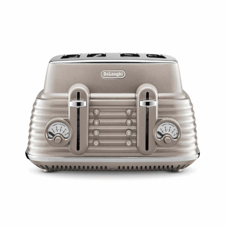 Delonghi - Scultura Clay Beige 4 Slice Toaster - CTZS4003.BG