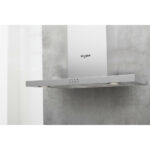 Whirlpool - 60cm Silver Chimney Extractor - AKR558 1