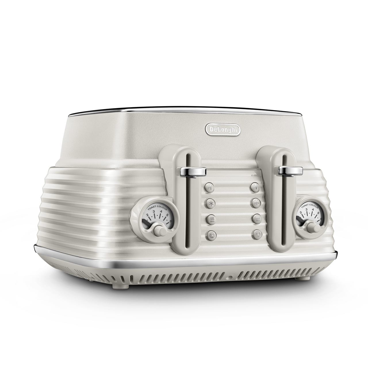 Delonghi - Scultura Zinc White Toaster - CTZS4003.BG