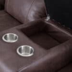 Lounge Suite Everest 3PC Corner Brown 2