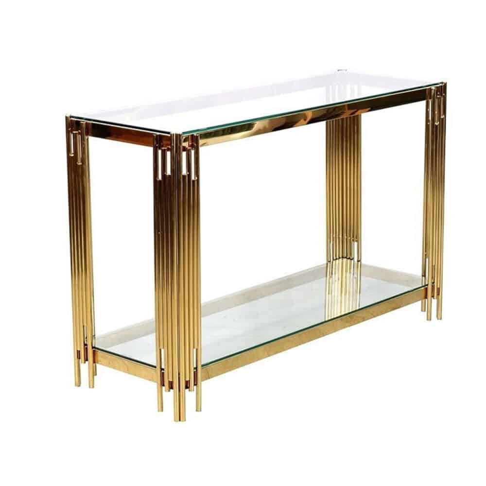 Softy Homes - Sydney Console Table - Gold