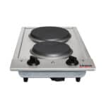 Univa - 500mm Solid Plate Stainless Steel Hob with Control Panel - UDH02S