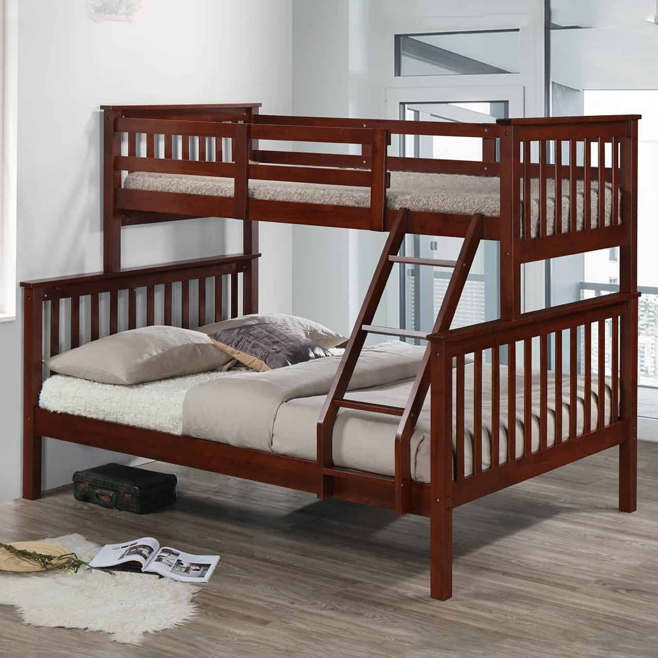 Tri Wooden Bunk Bed