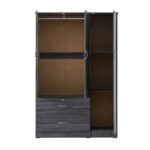 3 Door Wardrobe - Available in 2 Colours - Greywood 2