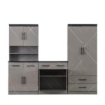 Modern Kitchen Set - Available in 2 colours - Light Grey 4