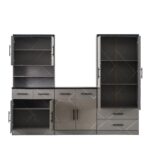 Modern Kitchen Set - Available in 2 colours - Light Grey 3