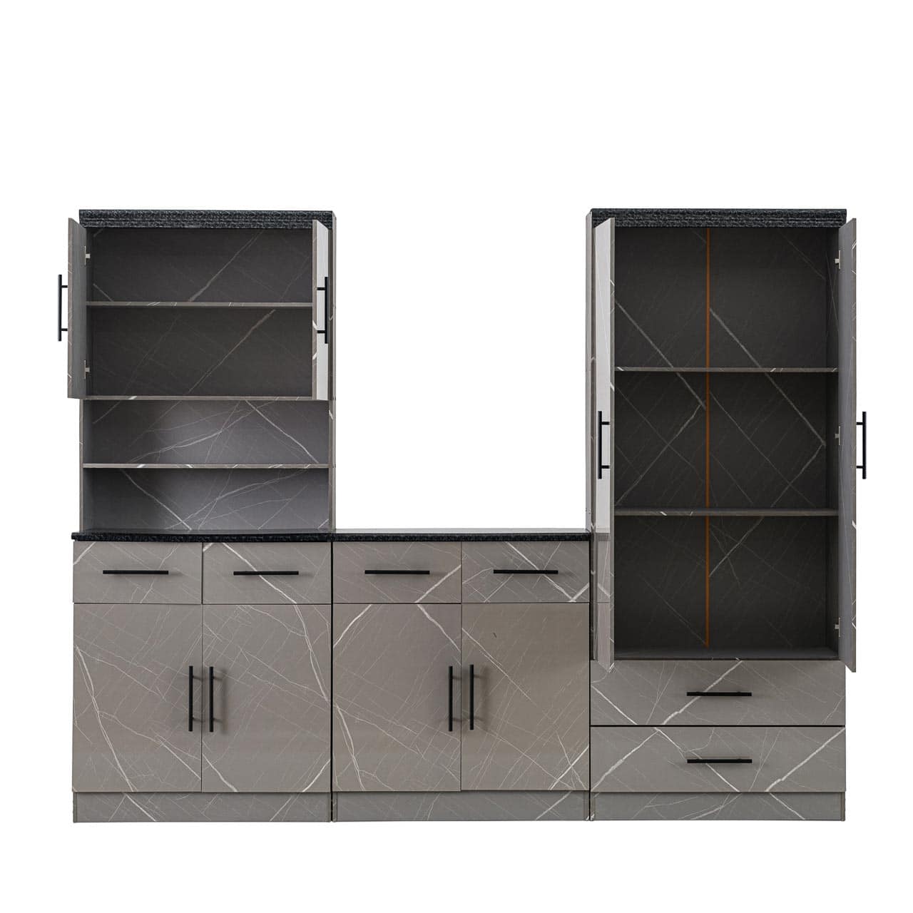Modern Kitchen Set - Available in 2 colours - Light Grey 1