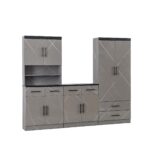 Modern Kitchen Set - Available in 2 colours - Light Grey 8