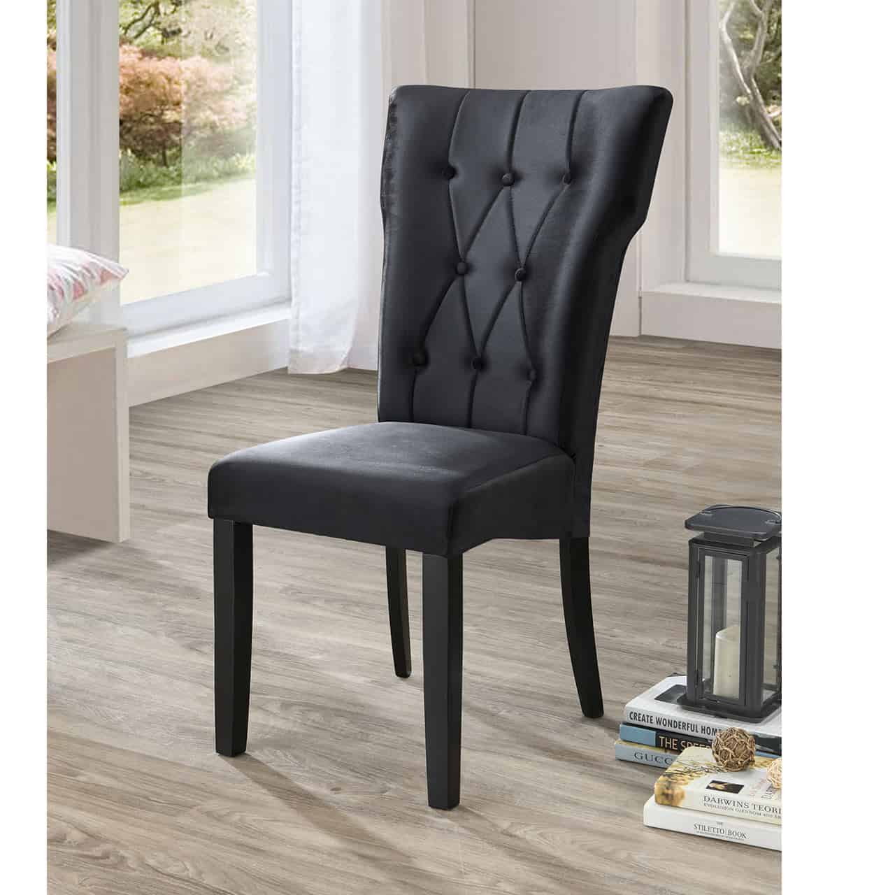 Shanice Occasional Dining Chair - Available in 2 Colours - Black 1