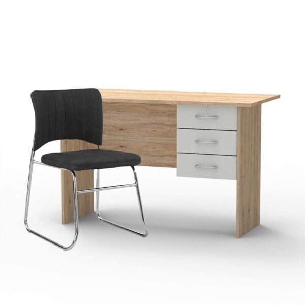 Office chair and table combo top