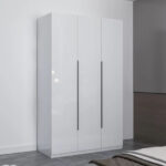 3 Door High Gloss Wardrobe