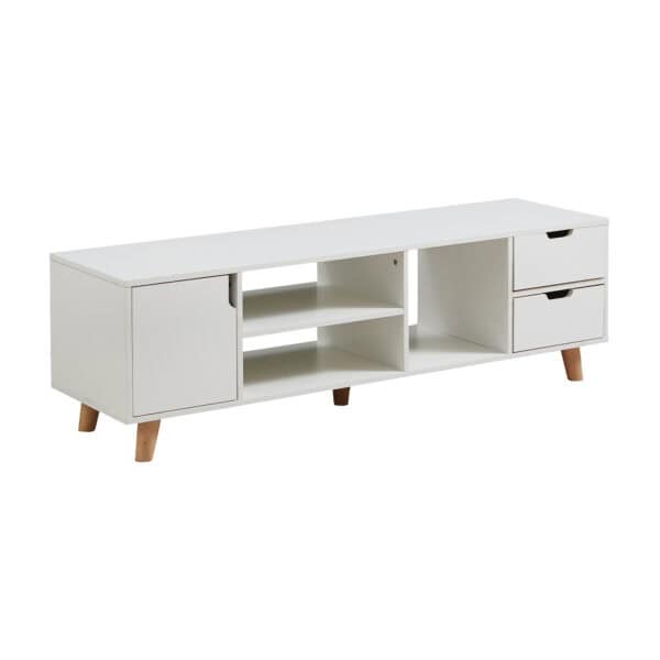 Modern TV Stand - White