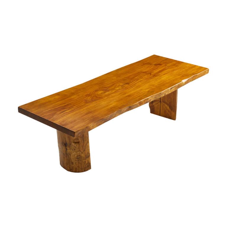Natural Edge Solid Wood Dining Table