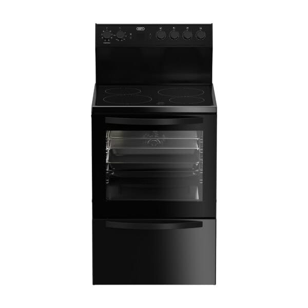 Defy - Defy 4 Plate Electric Stove with Thermofan - Black - DSS617