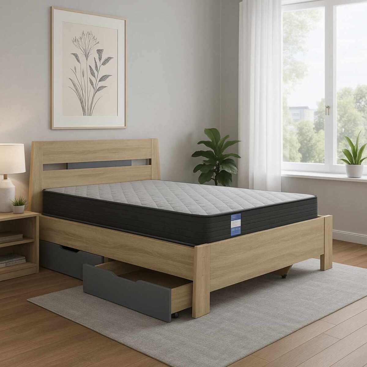 Timeless Bed Frame With Nurburg Mattress - Image 2