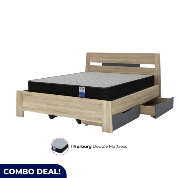 Timeless Bed Frame With Nurburg Mattress