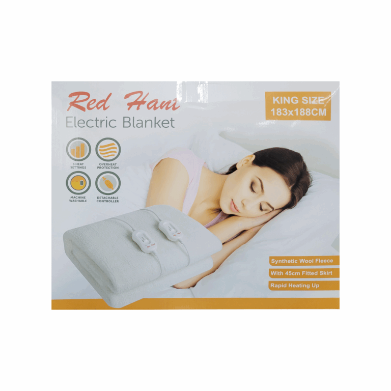Red Hant - Fitted King Electric Blanket - EB1014
