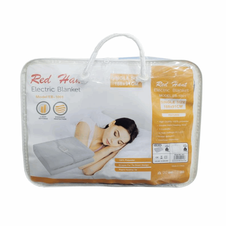 Red Hant - Tie Down Single Electric Blanket - EB1001