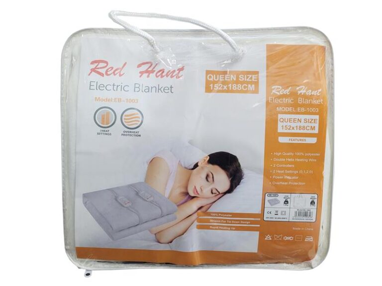 Red Hant - Tie Down Queen Electric Blanket - EB1003