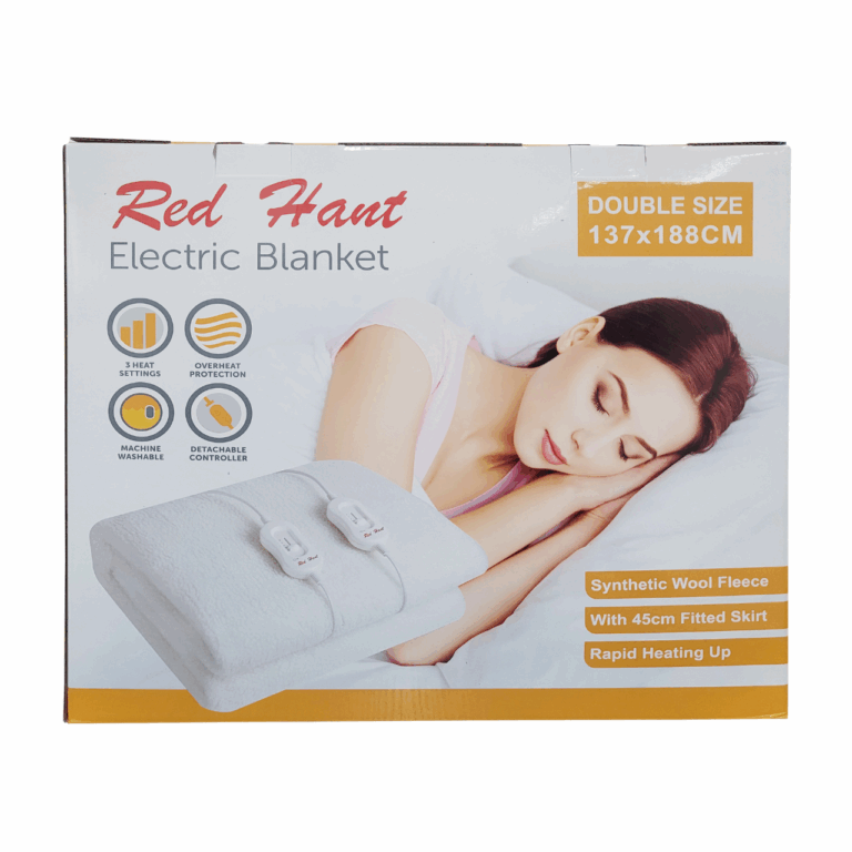 Red Hant - Fitted Double Electric Blanket - EB1012