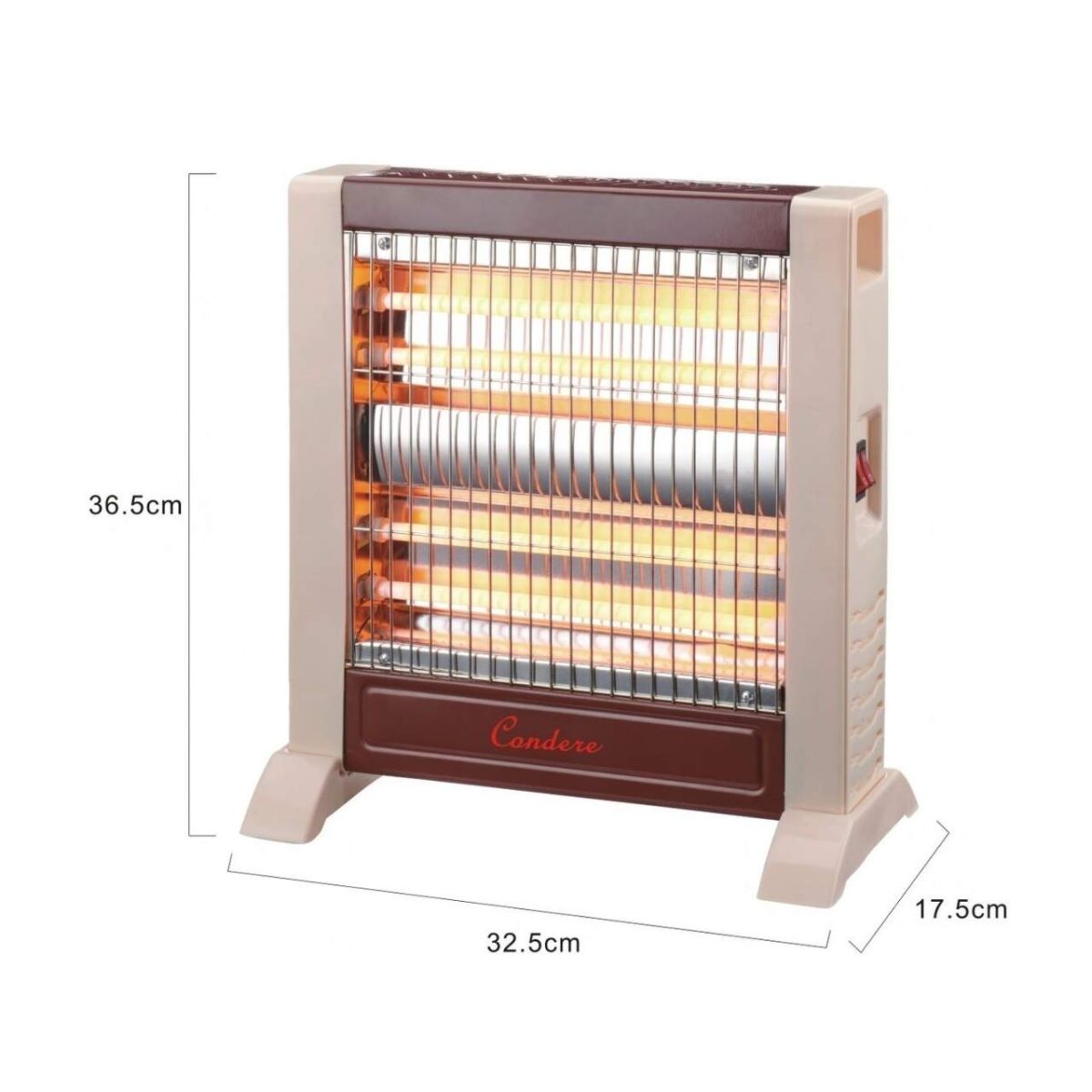 Condere - 4 Bar Quartz Heater - ZR-2011 - Image 2