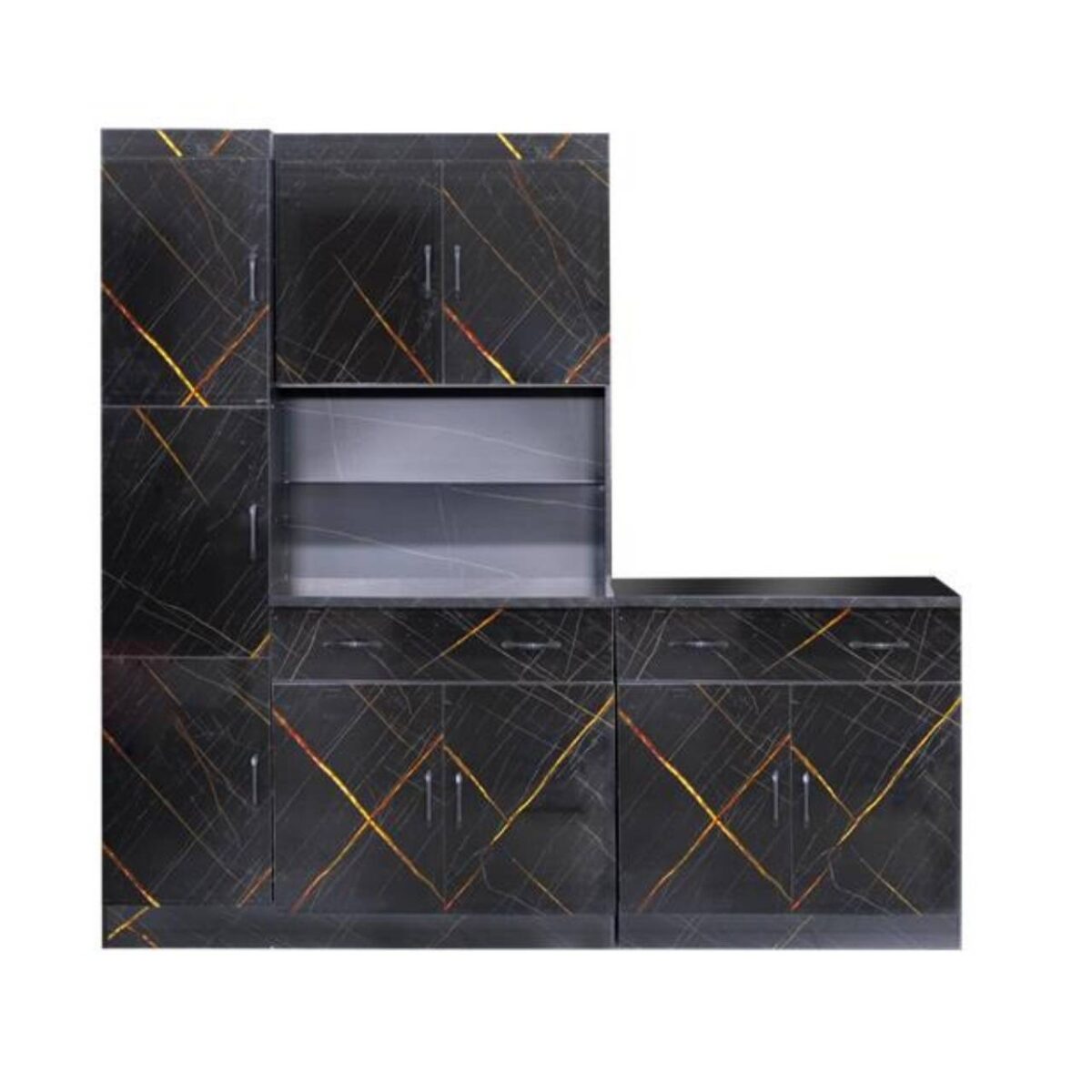 3 Piece Gloss Kitchen Scheme - Image 1