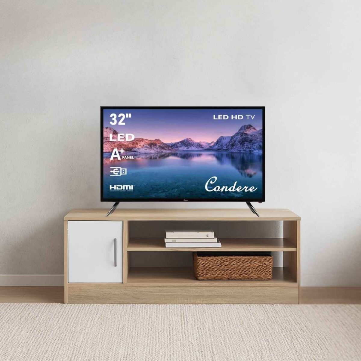 Condere – 32″ HD Ready TV + Urban Edge TV Cabinet - Image 1