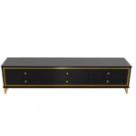Modern Black & Gold TV Stand – MWTV958
